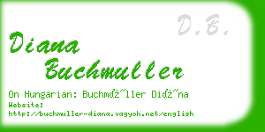 diana buchmuller business card